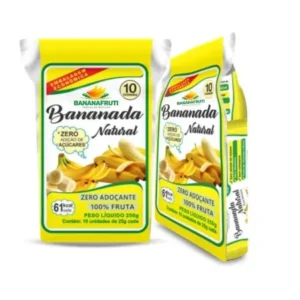 Bananada Naturafruti Sem Açúcar com 10 Tabletes