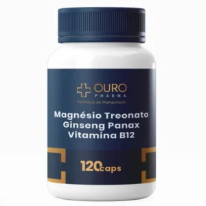 Magnésio Treonato + Ginseng Panax + Vitamina B12